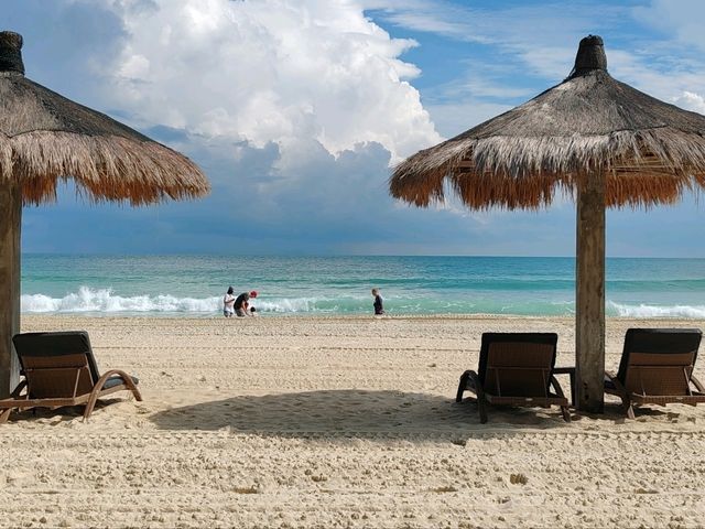 Sunbathing and Sea Waves