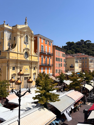 Cours Saleya & Flower Market – A Classic Flower Market in the Heart of Old Town Nice.