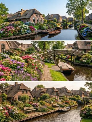 Giethoorn: A car-free village, the picturesque Wagnes of the Netherlands.