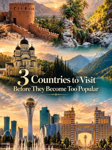 3 Countries to Visit Before They Become Too Popular