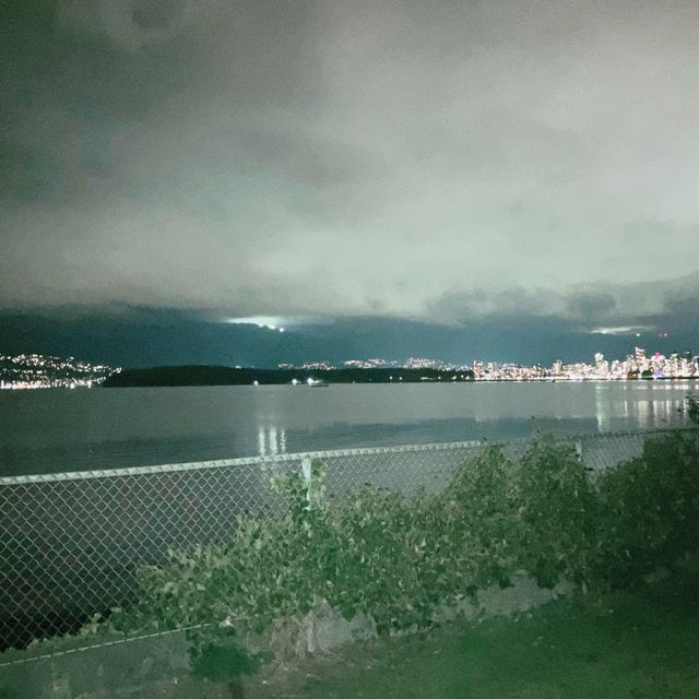 Night view from Kits 