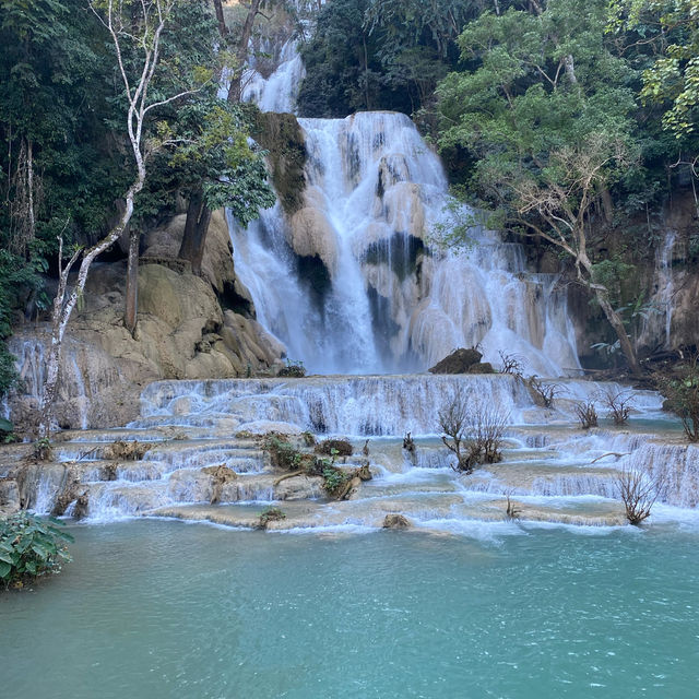 Magical Kuang Si waterfalls 