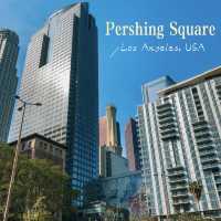 Relax at Pershing Square in Downtown LA 🇺🇸