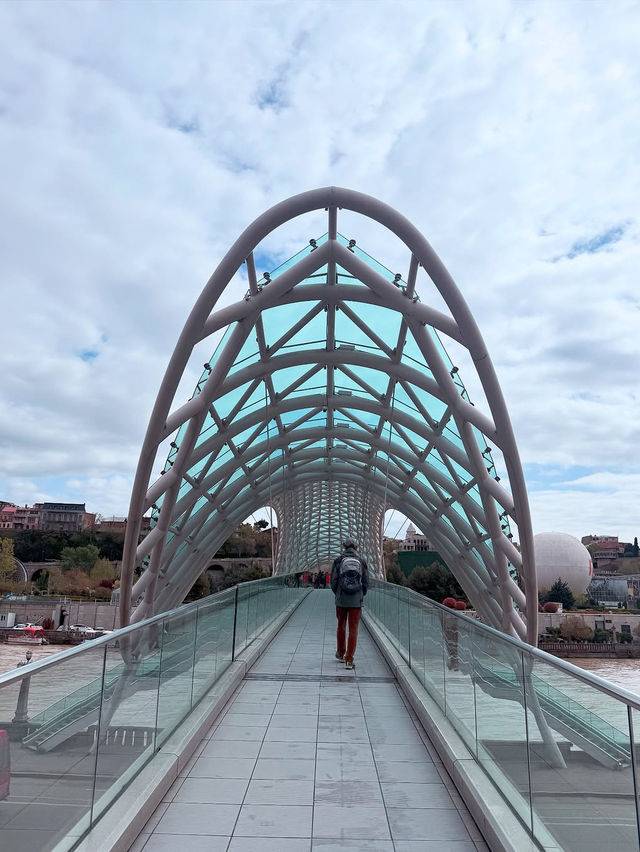 The Bridge of Peace in Tbilisi: Shimmering Harmony