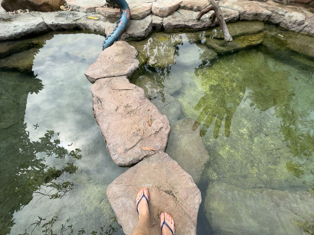 Salt hot spring in Krabi 