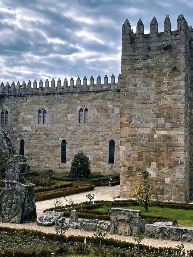 🌸 A Garden Framed by Ruins – Santa Barbara, Braga, Portugal