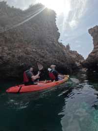 🌊☀️ A Day in Nerja: Kayak Tour & Coffee Bliss