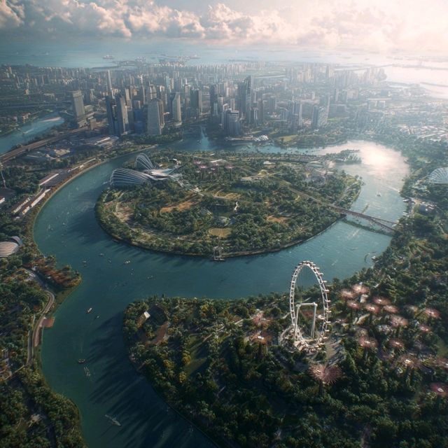Singapore Night Magic 🌃 And day too..  😍🤯