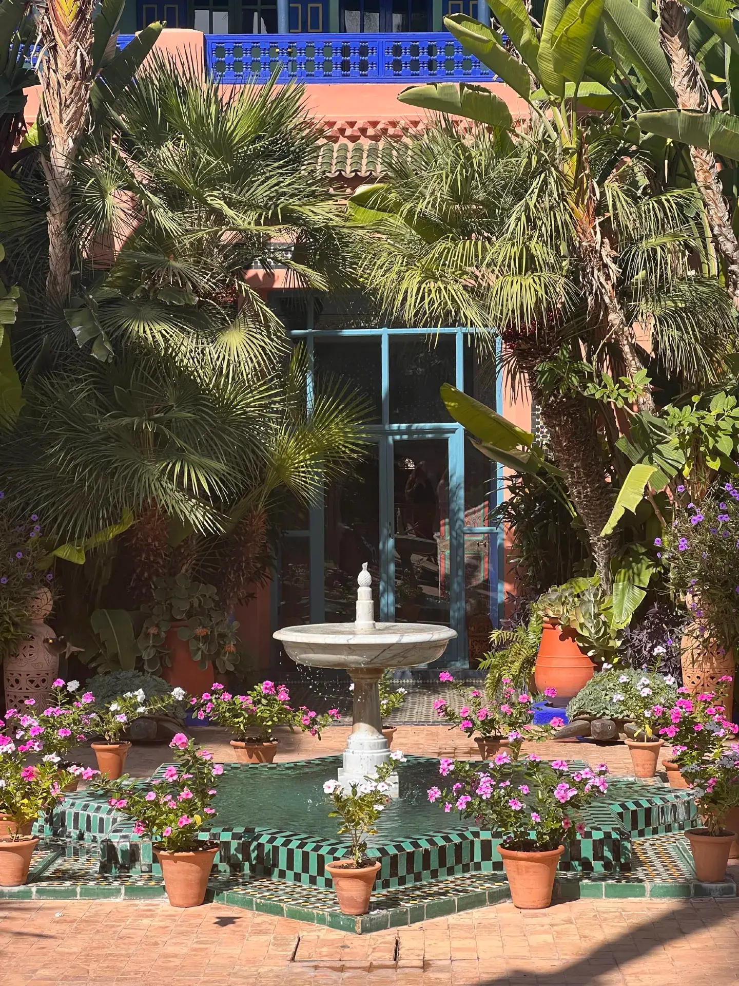 💙 The Majorelle Gardens – an oasis of color in the heart of Marrakech