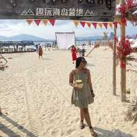 Clearest beach in sanya(wuzhizhou island)