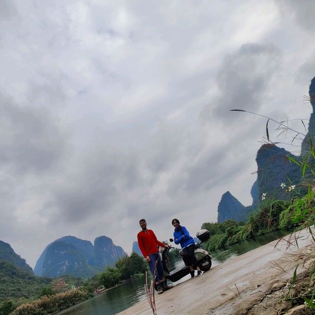 Road tripping 🛵 in Yangshuo, Guilin