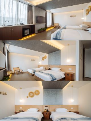 I took a once-in-a-lifetime photo at this guesthouse in Huoshan