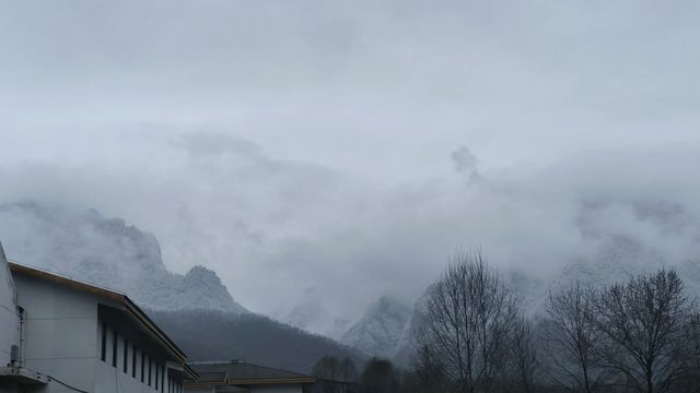 寶雞青峰峽走起，雪景美滴很美滴很