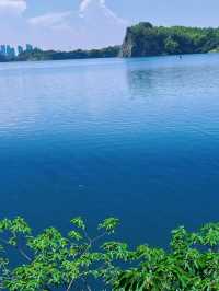 美呆了！浙江嘉興這個藍色湖泊，太驚豔了！