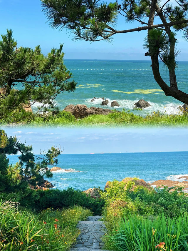 不是國外，是青島  記住這條看海路線