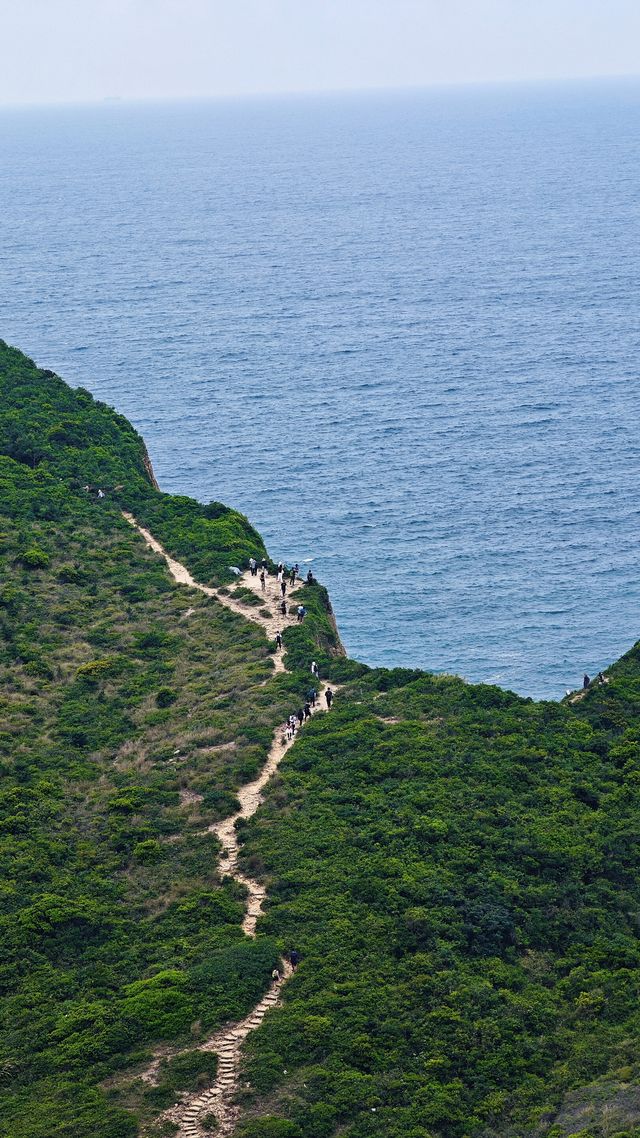 香港破邊洲，治癒系藍色海洋