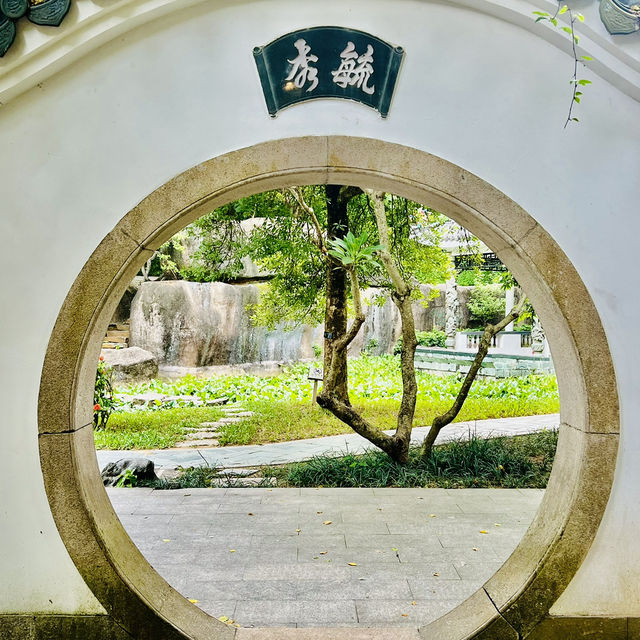 深圳匯芳園😍深圳園林代表作