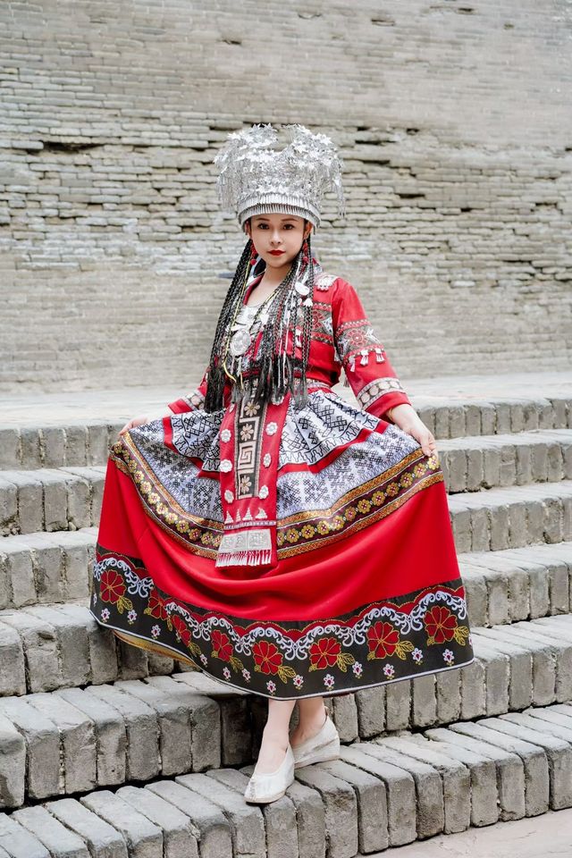 古城  美女  旅行攝影。