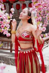 古城  美女  旅行攝影。