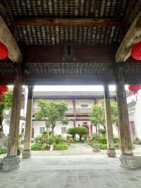 古色古香徽商大宅院。