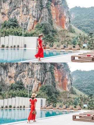 廣州周邊遊｜清遠小桂林山景房度假酒店。