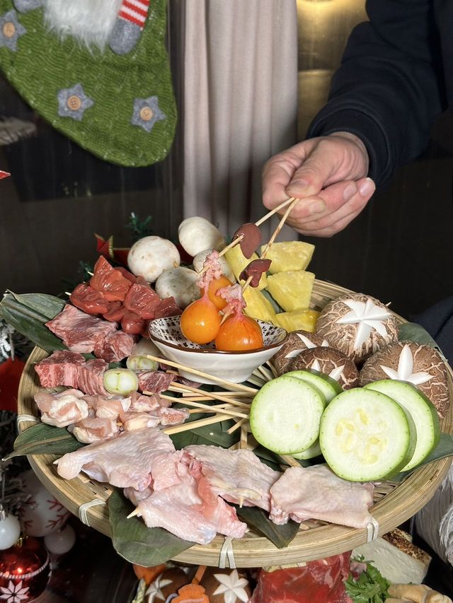 太讚了！！絕美露台泡泡屋裡的聖誕美食盛宴