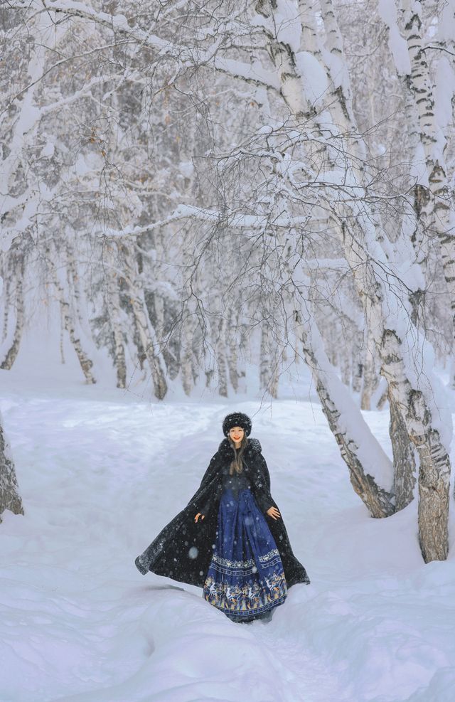 新疆禾木｜落雪成詩，芳華盡收
