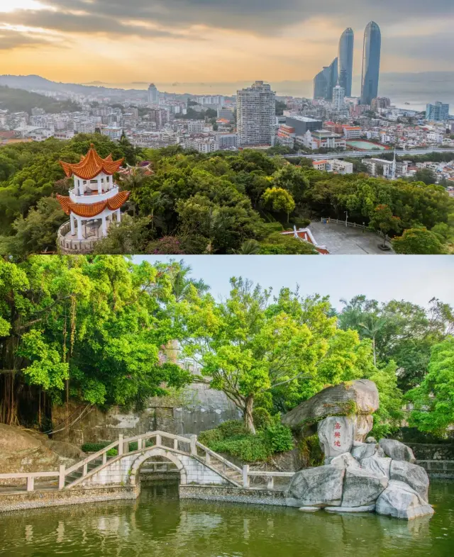 廈門鴻山公園 免費不費腿看日出