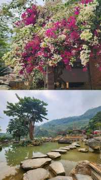 雲南紅河州浸溫泉好去處—個舊丫沙底瀑布溫泉