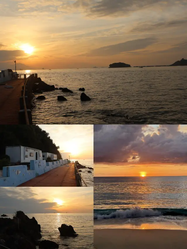 Exchanging spring travel photos at the seaside RV campsite is so healing.