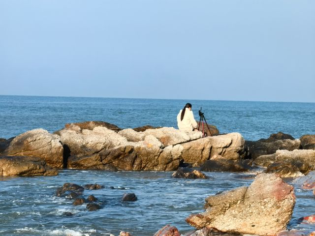 海南環島遊，打卡東方魚鱗洲