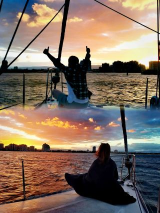 Happy Active Traveler | A Yacht Trip on a Rainy Day with an Unexpected Dolphin Encounter