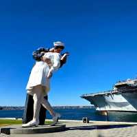 Unconditional Surrender Statue in San Diego, California