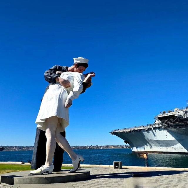 Unconditional Surrender Statue in San Diego, California
