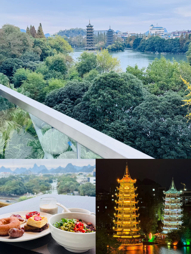 桂林枕山水入眠在這一刻具象化了