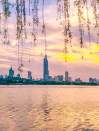 玄武湖｜湖景晚霞，不容錯過（附機位圖