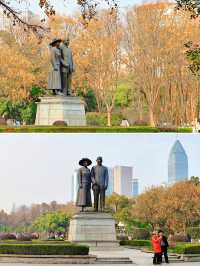 武漢寶藏公園，既有湖泊環繞又有亭台樓閣