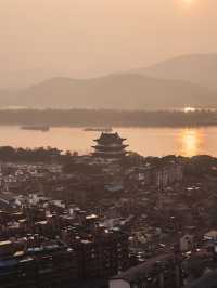 長沙杜甫江閣 來這裡看湘江最美日落