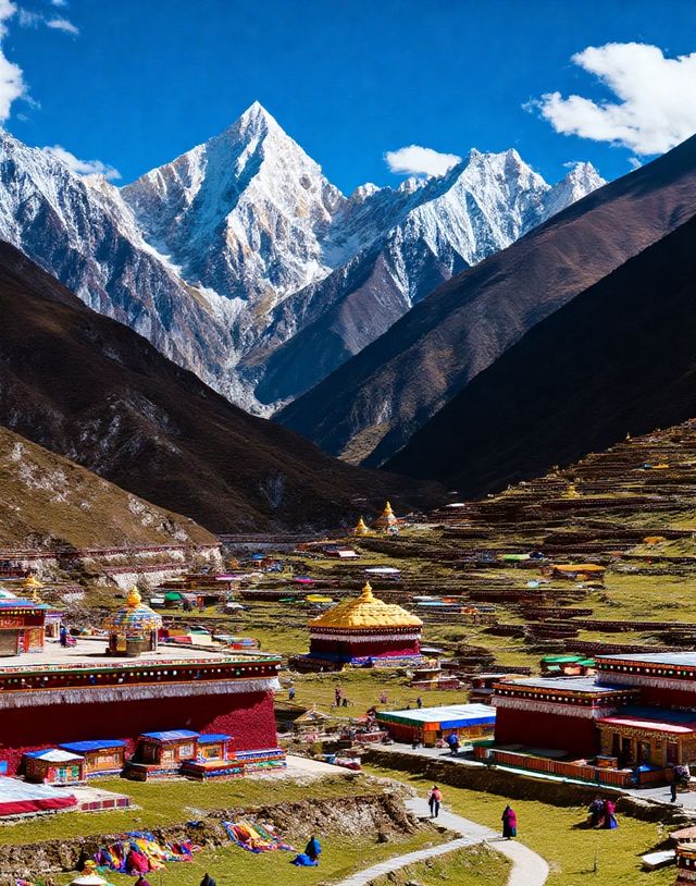 色季拉山|震撼的雪山景觀|藏地風情與自然奇觀的完美交觸