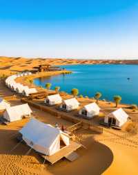 沙漠看海奇幻旅|一半沙漠一半湖的塞北秘境