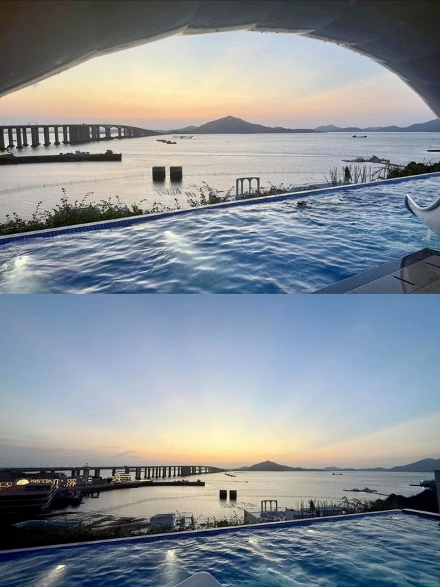 平潭追淚封神酒店推窗即藍海，無邊泳池美到窒息