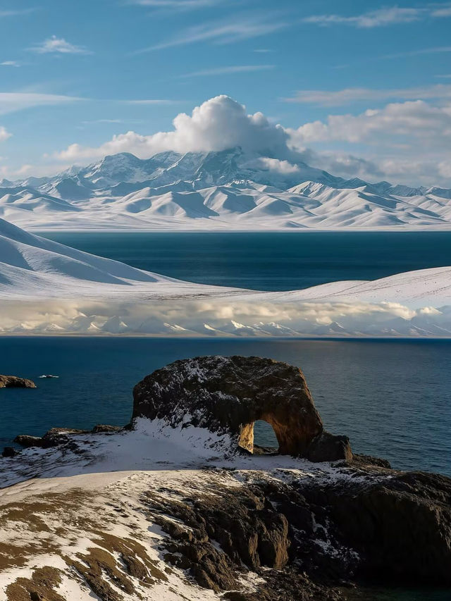 冬日限定！納木錯藍冰仙境美到窒息攻略