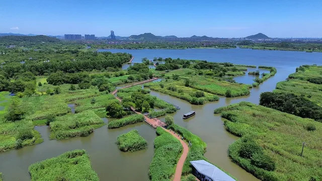 航拍——德清下渚湖 航拍——德清下渚湖