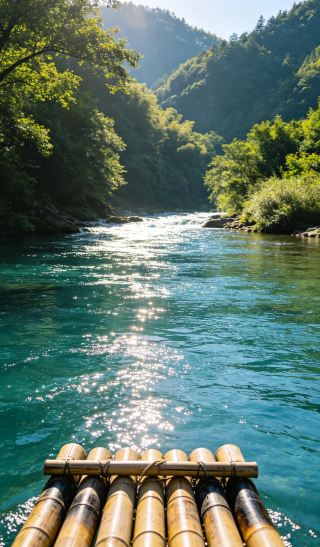 【夏限定】秋浦河ラフティング、詩画のような山水の中で思いっきりはしゃごう！
