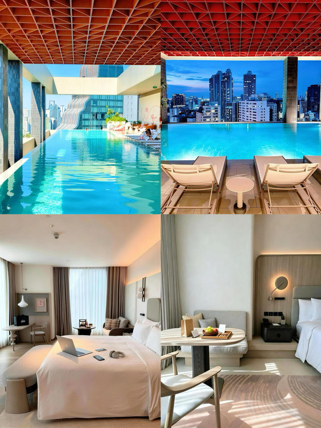 曼谷素坤逸!分享1間泳池設計hotel