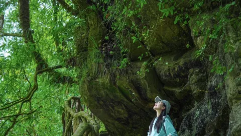 成都秋天的第一場徒步去了什邡紅峽谷 — traveler post in 德陽