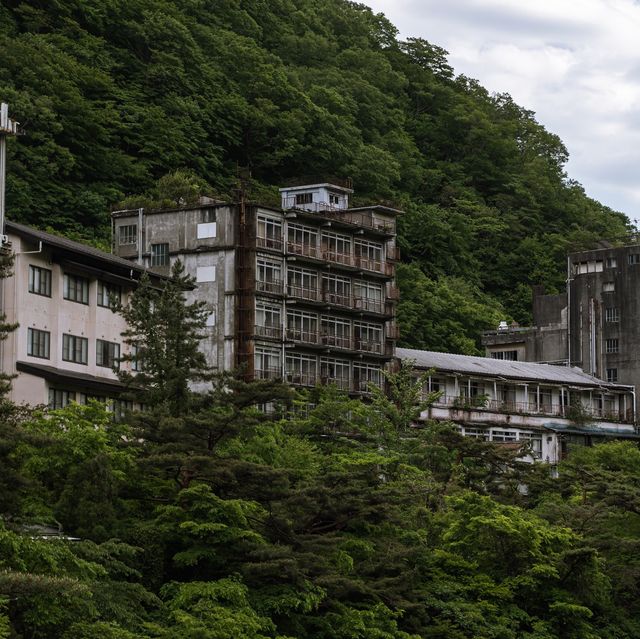 廃墟が目立つ温泉街　鬼怒川温泉