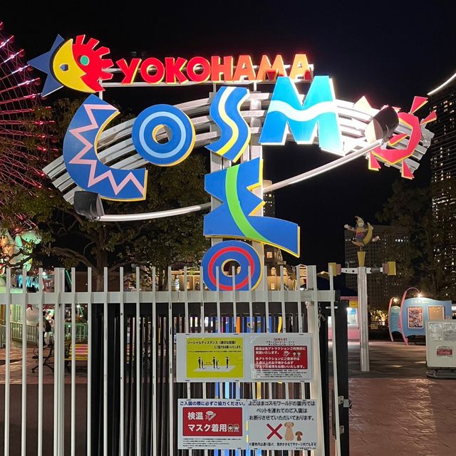 入園無料で夜景が楽しめる遊園地「よこはまコスモワールド」
