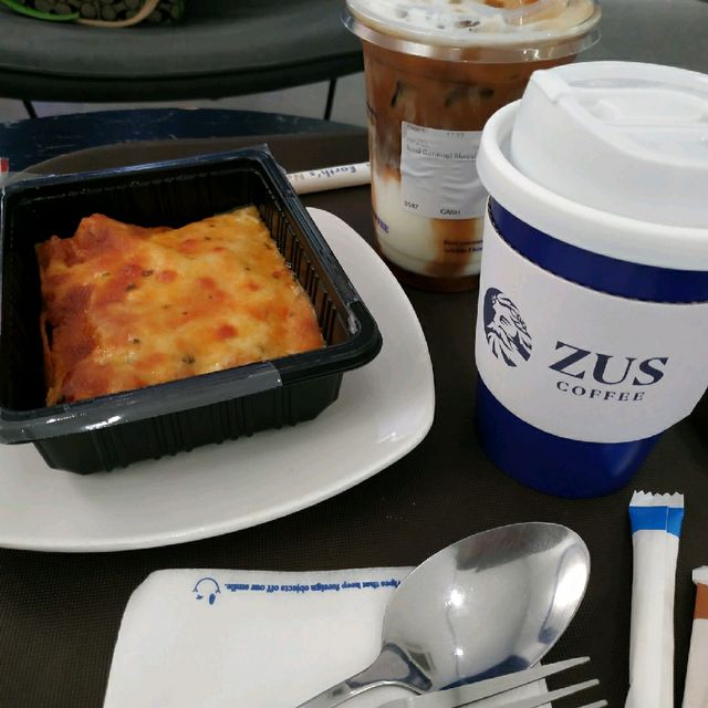 DELECTABLE LASAGNA & COFFEE!