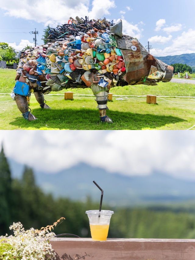 【岡山県/蒜山】期間限定マスキングテープに彩られた街